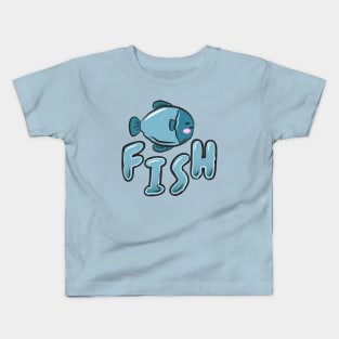 cute fish Kids T-Shirt